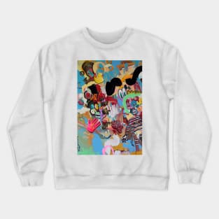 I Remembered I Loved You | Abstract GLORY Painting | Surreal Pop Art By Tyler Tilley Crewneck Sweatshirt